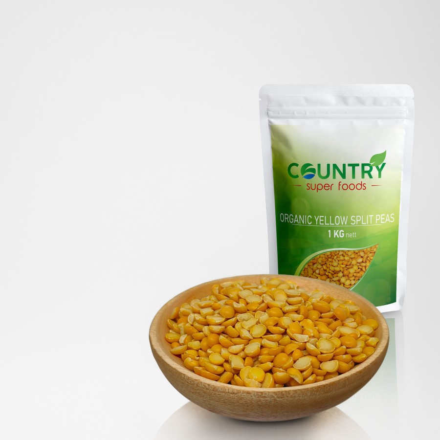 

[ 1 KG ] - Organic Yellow Split Peas | Kacang Polong Kuning Belah