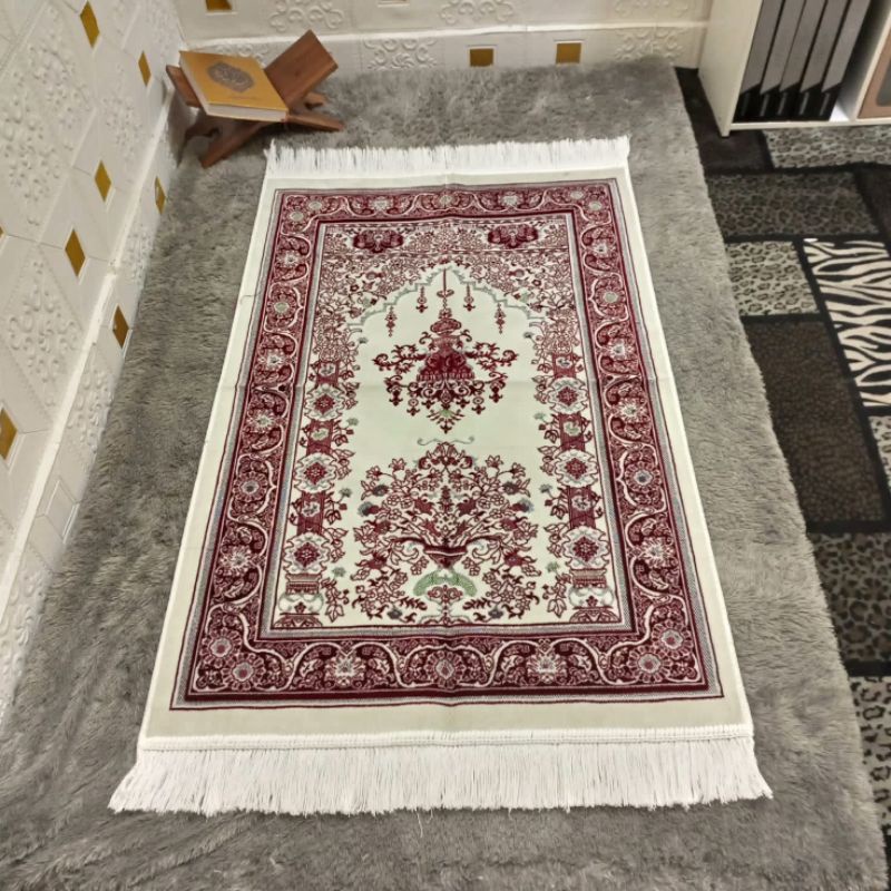 sajadah safateks/sajadah motif rawdah