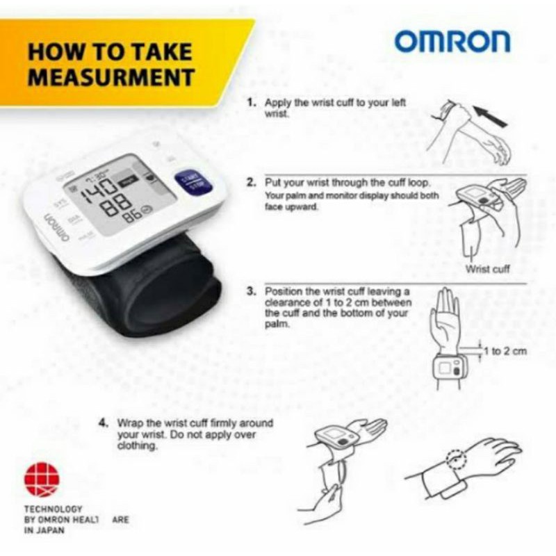 Tensimeter digital omron 6181 original tensi pergelangan tangan