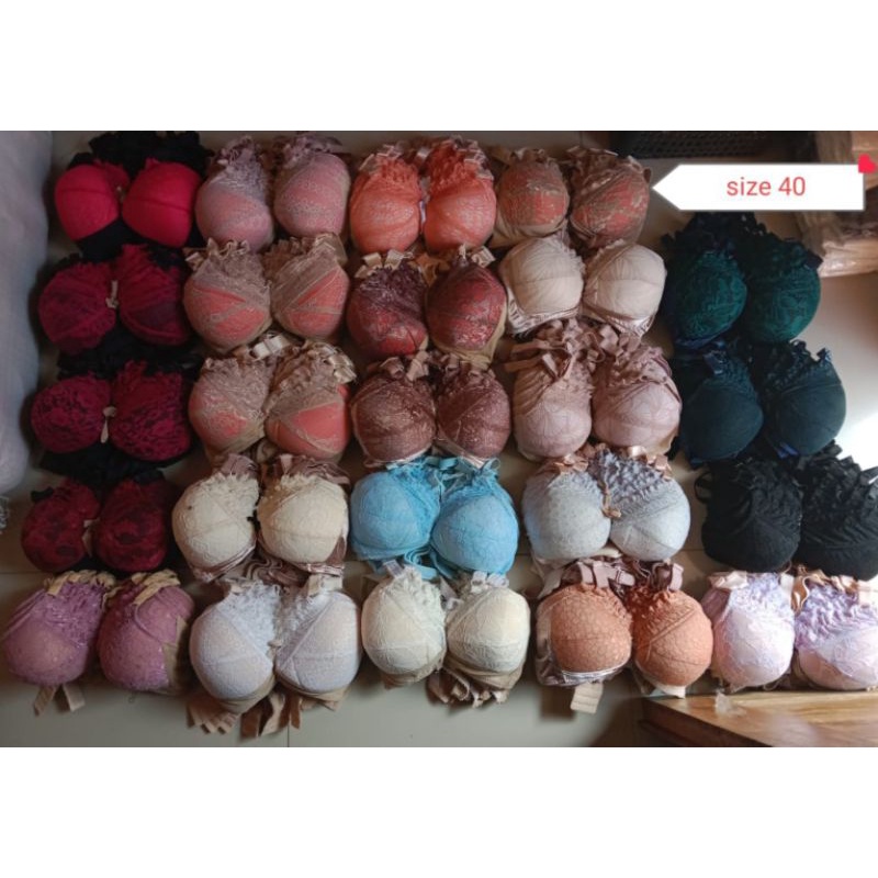 *Grosir BH sponge renda konveksi bandung paket 1 lusin