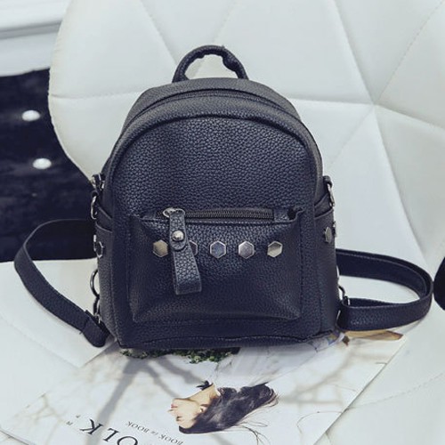 tas selempang ransel mini dual sling bag backpack korea studs (2I4) bta350