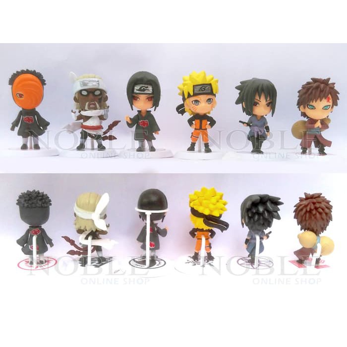 Action Figure Set Naruto Cute Mini 6Pcs- Naruto Figure