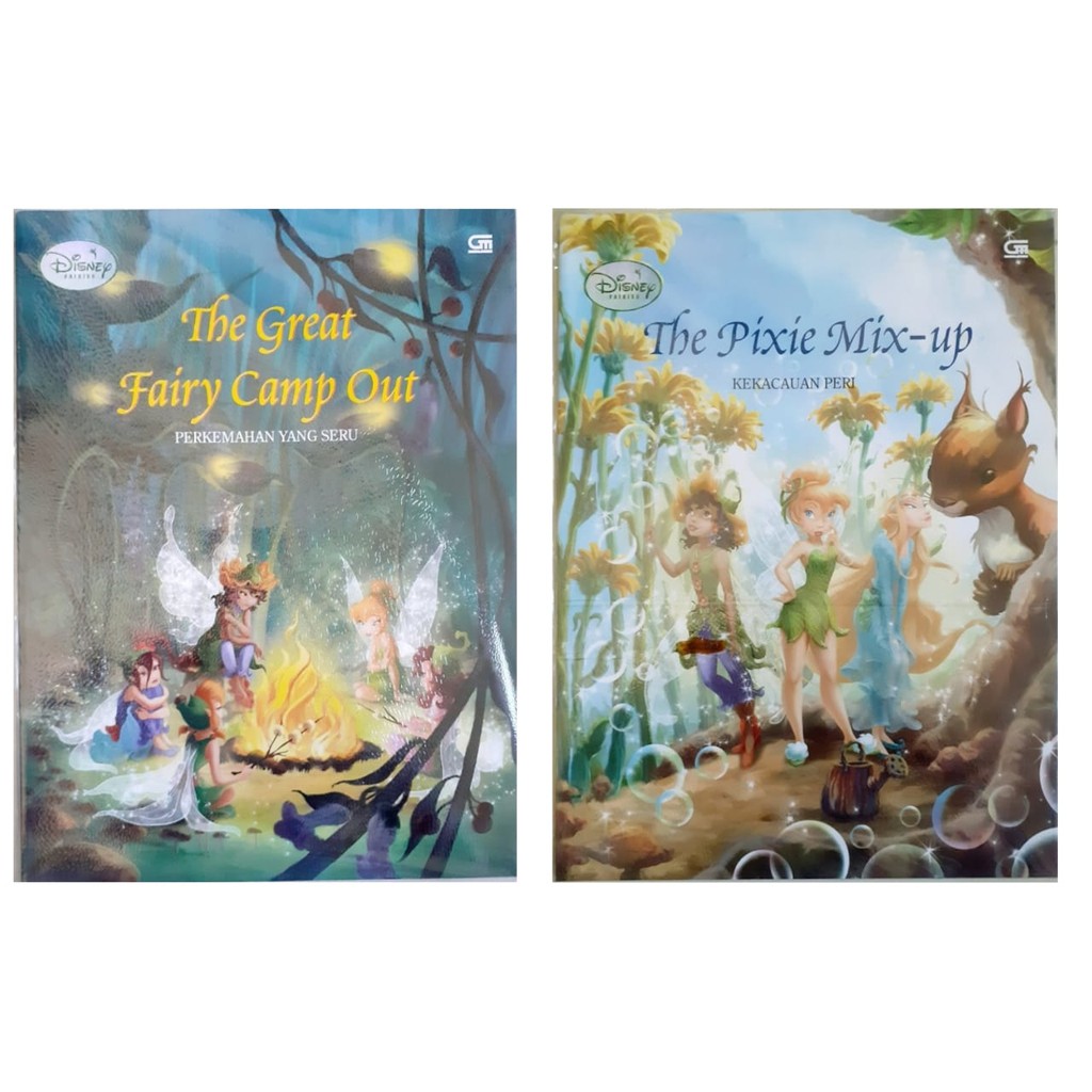 Buku Cerita Disney Fairies: The Great Fairy Camp Out/The Pixie Mix-Up