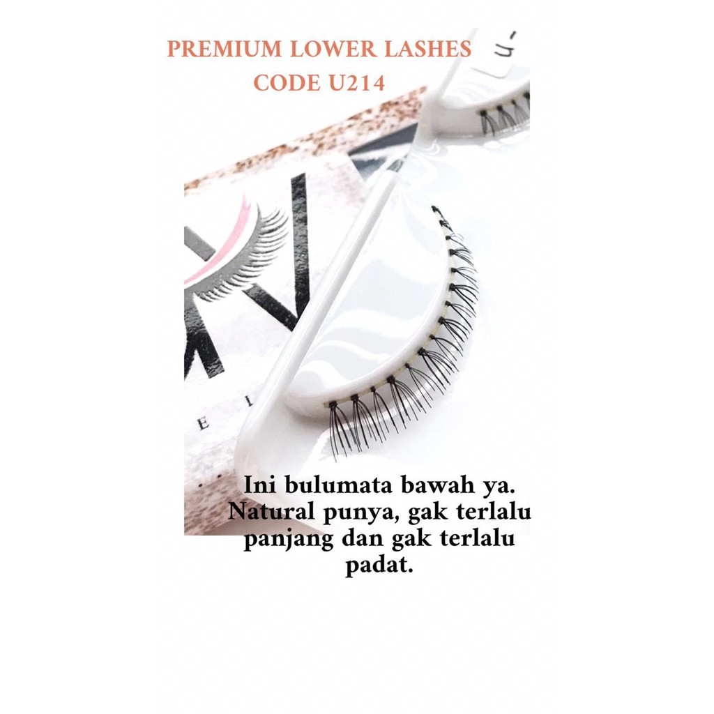 Skot Mata Bawah code U214 / lower lashes Natural Look AivieLashes