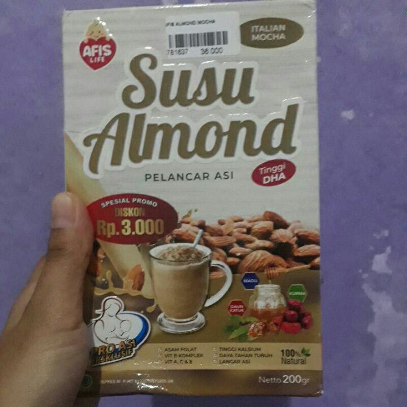 

Booster Asi Susu Almond Afis Italian Mocha