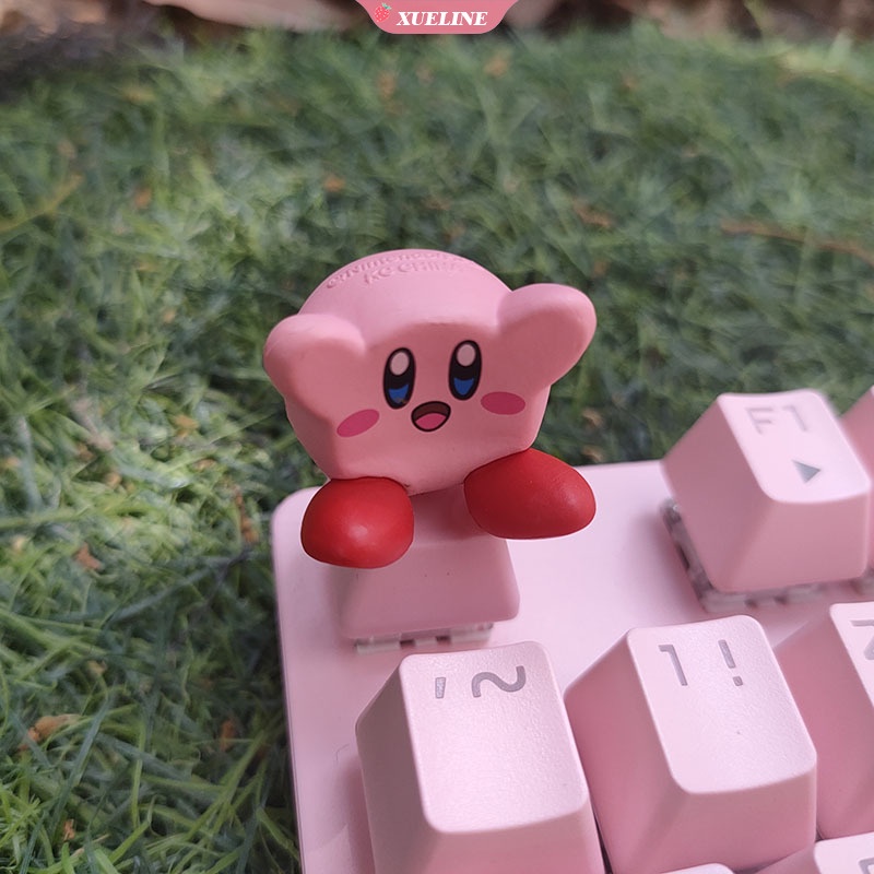 Keycaps Keyboard Mekanikal PBT Axis Cherry MX Custom DIY Untuk Nintendo Kirby