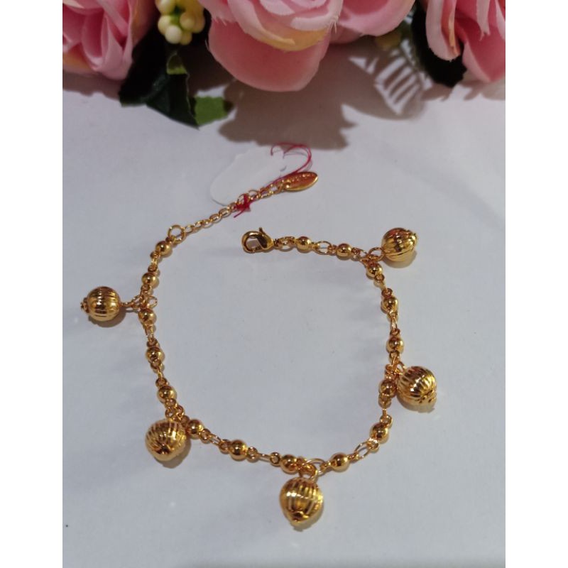 Gelang Rantai Lapis Emas