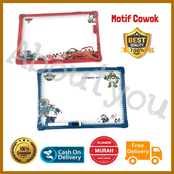 

Baru Papan tulis MAGNET set anak papan tempel gantung BONUS spidol magnet - Cowok Terbatas