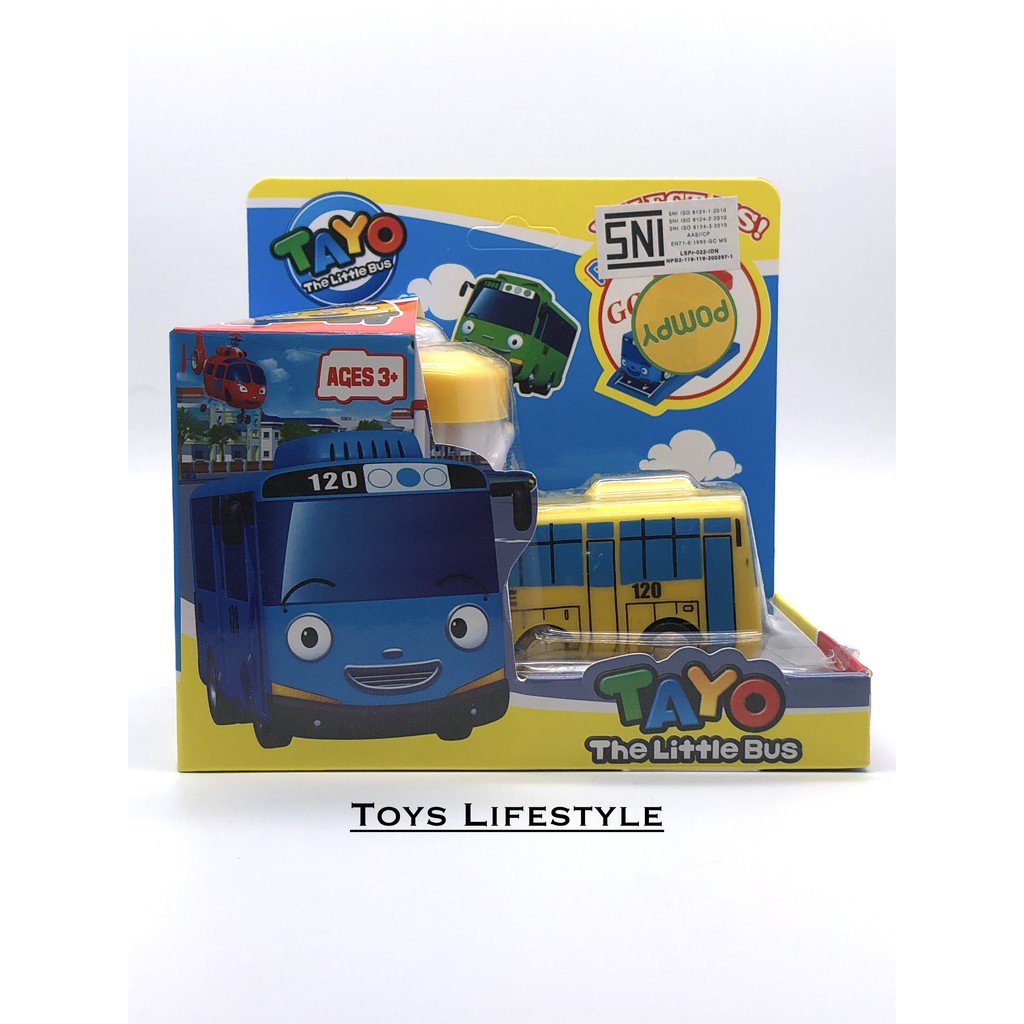 Mainan Anak Mobil Bus Tayo The Little Bus (Tayo, Rani, Rogi, Gani)