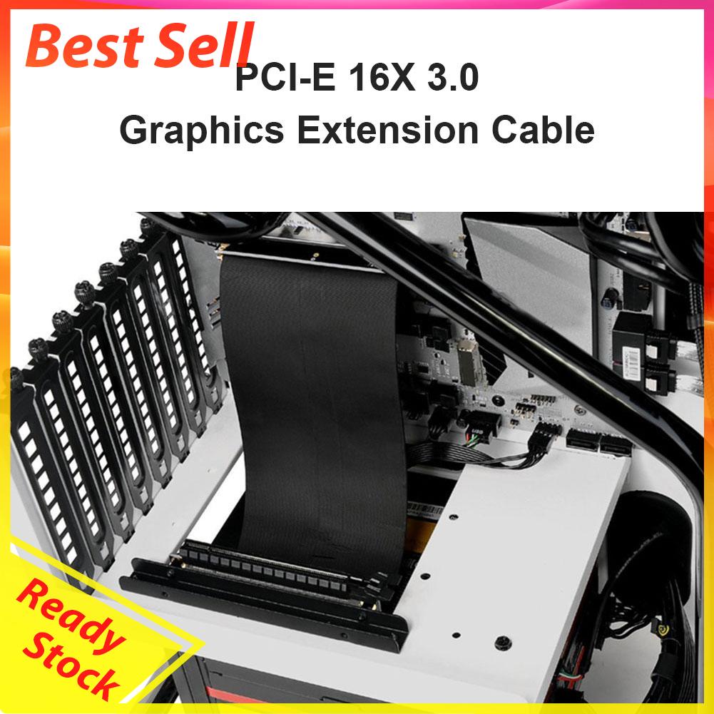 30cm PCI-E 16X Kabel Ekstensi Flexible PCI Express GPU