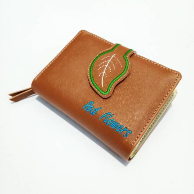 Promo dompet lipat wanita warna coklat