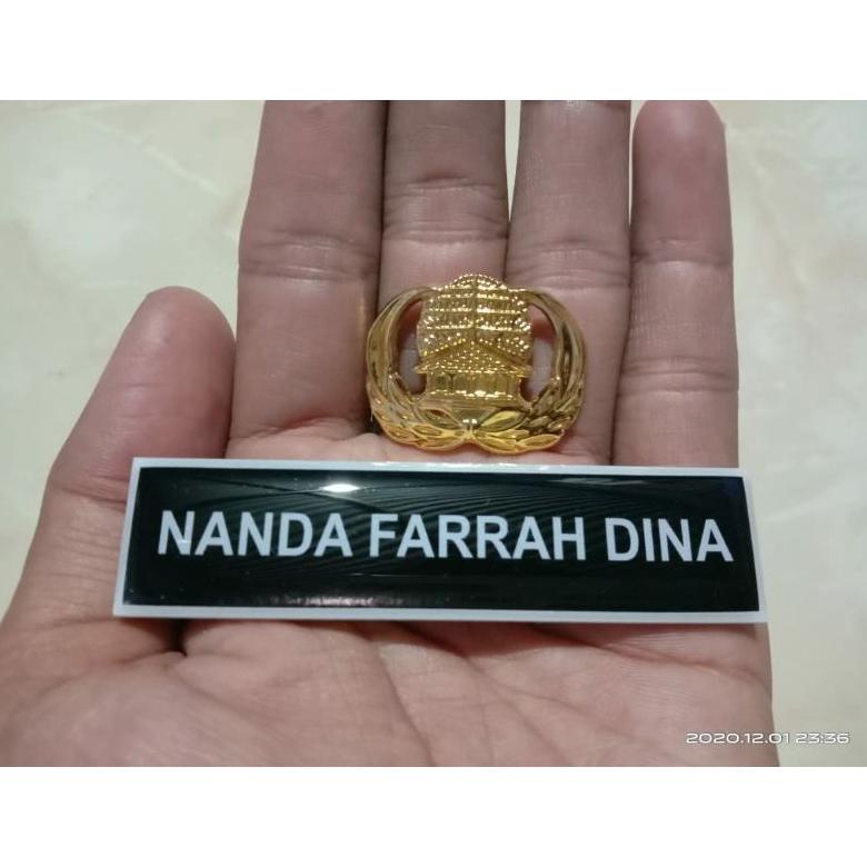 

((BISA COD)) Paket Nametag dan Pin Korpri