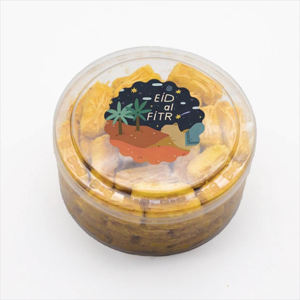 

Capricorn Design Sticker Label / Stiker Toples Lebaran isi 1 - SLF 008