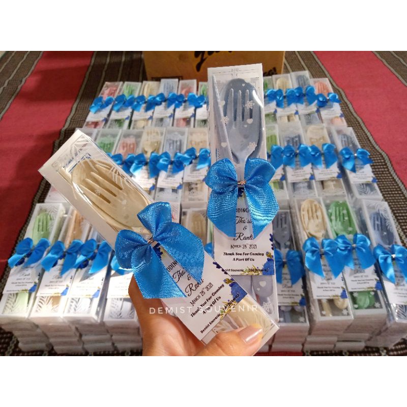 souvenir sendok set (IMPORT) go green