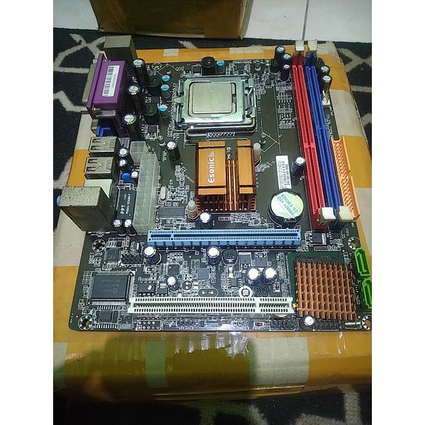 Mobo g41 LGA 775 combo 2 opsi RAM