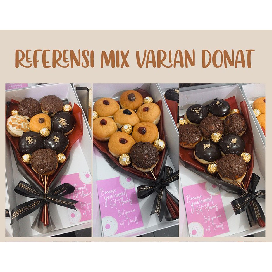 Donat Buket / Donut Boquet Valentine Birthday Gift Sourdough