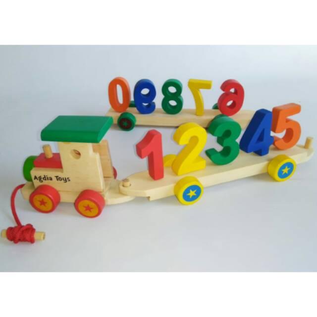 Jual Mainan anak Kereta angka by Agdiatoys | Shopee Indonesia