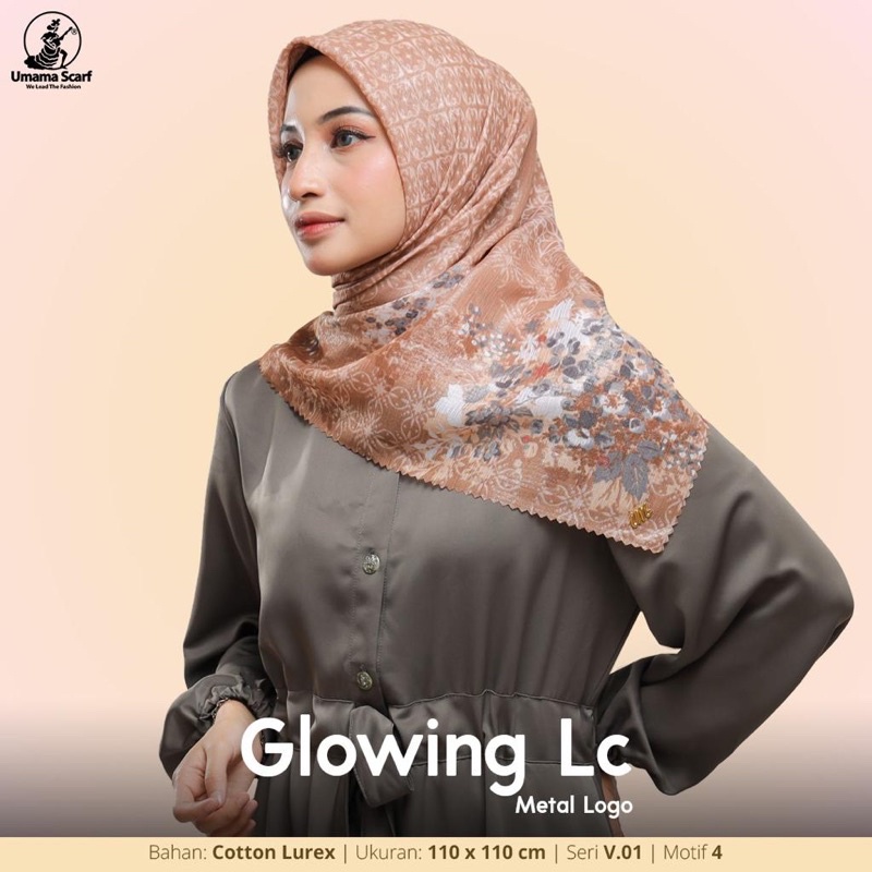 Jilbab Glowing Motif