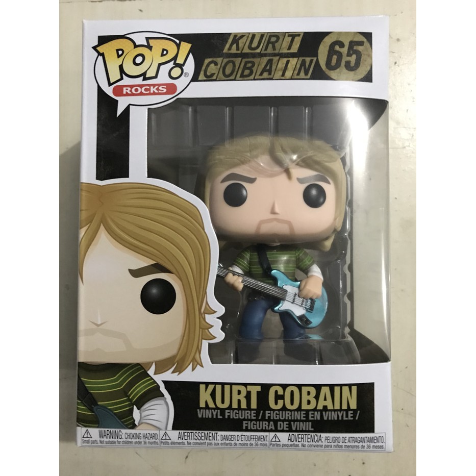 Funko POP Rocks: NIRVANA - Kurt Cobain with Green T-Shirt Teen Spirit