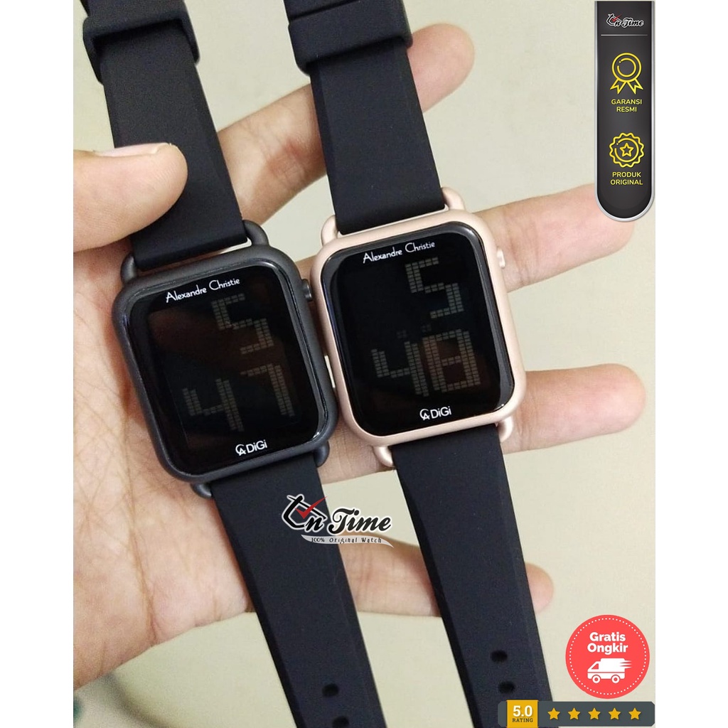 Alexandre Christie AC 9332 LH Digital Jam Tangan Wanita Ori