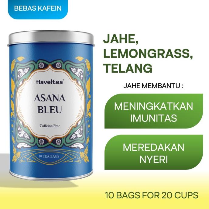

ASANA BLEU | Big Tin | Haveltea | Tisane Kembang Telang & Jahe Herbal