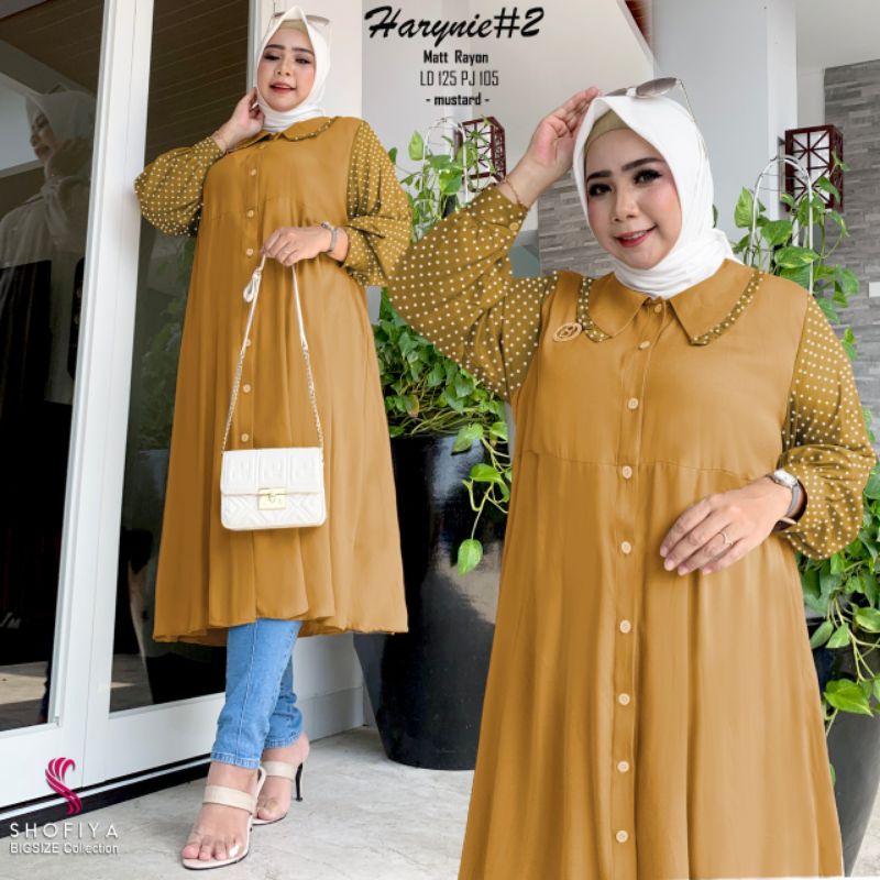 HARYNIE #2 BY SHOFIYA / TUNIK JUMBO POLKADOT