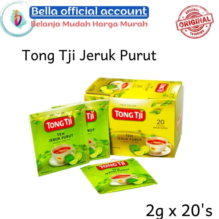 

TONG TJI Teh Celup Jeruk Purut 2g x 20 's Kantong Teh