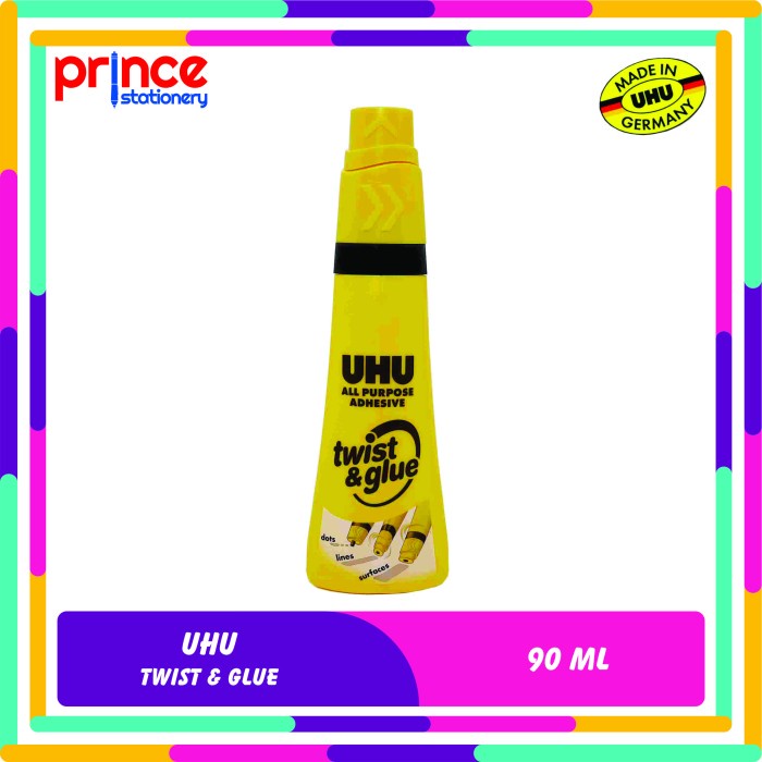 

LEM UHU ALL PURPOSE TWIST GLUE 90ML New