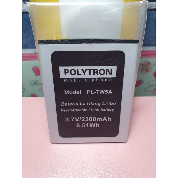 baterai battery Batre bat POLYTRON PL-7W5A P32 R2509 PL 7W5A