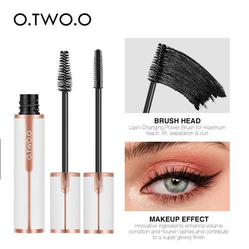 (READY &amp; ORI) O.Two.O Otwoo Gold Silk Stain Waterproof Mascara Maskara Thick Thin Curly Brush YG001