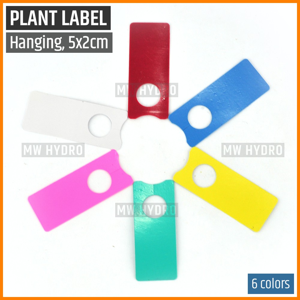 Plant Label Name Tag - Label Penanda Tanaman, Model Hanging Ring - Gantung 2x5 cm