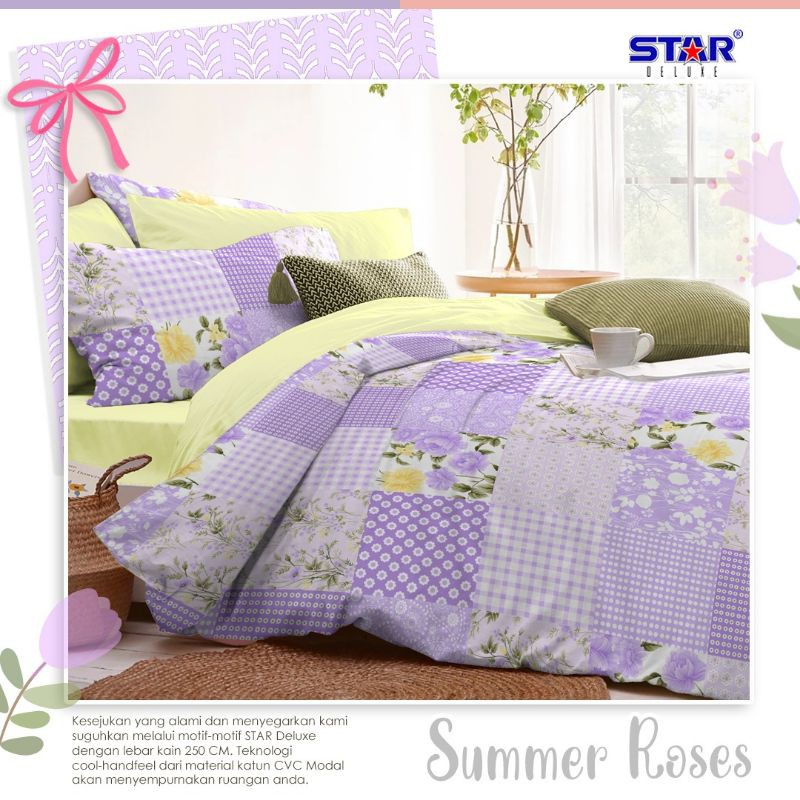 160x200 Sprei Katun Lokal +2SB+2SG Sprei Queen Size Sprei 5kaki Homemade Bedsheet