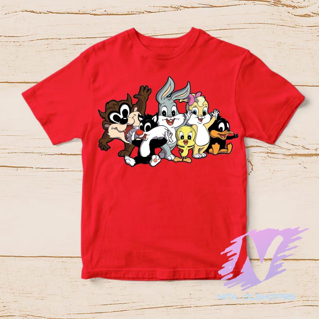 kaos anak kartun jadul