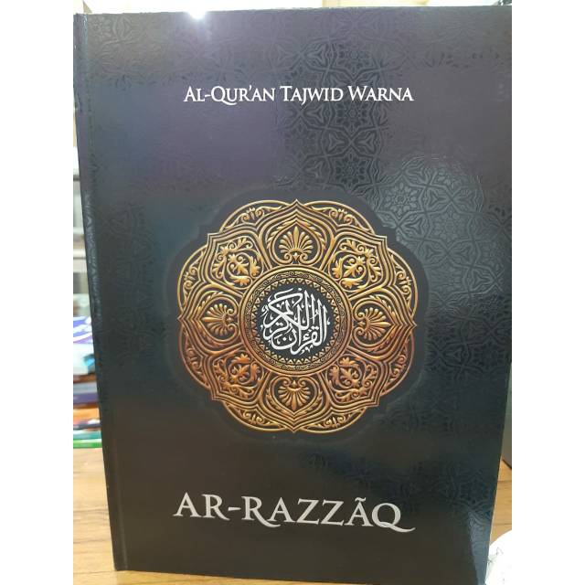 Al Quran Besar Jumbo Ar Razzaq Tajwid Warna untuk Manula Lansia - Ukuran B4