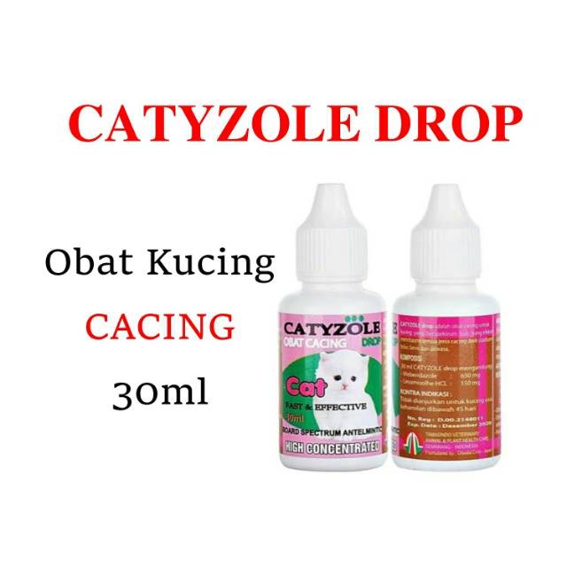 CATYZOLE Drop - Obat Cacing Kucing