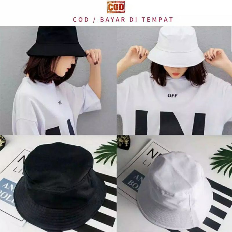 topi bucket polos termurah kualitas premium