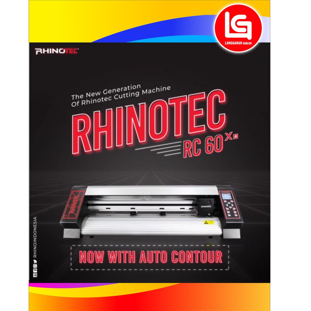 MESIN CUTTING STICKER RHINOTEC RC - 60XA (WITH AUTO CONTOUR)