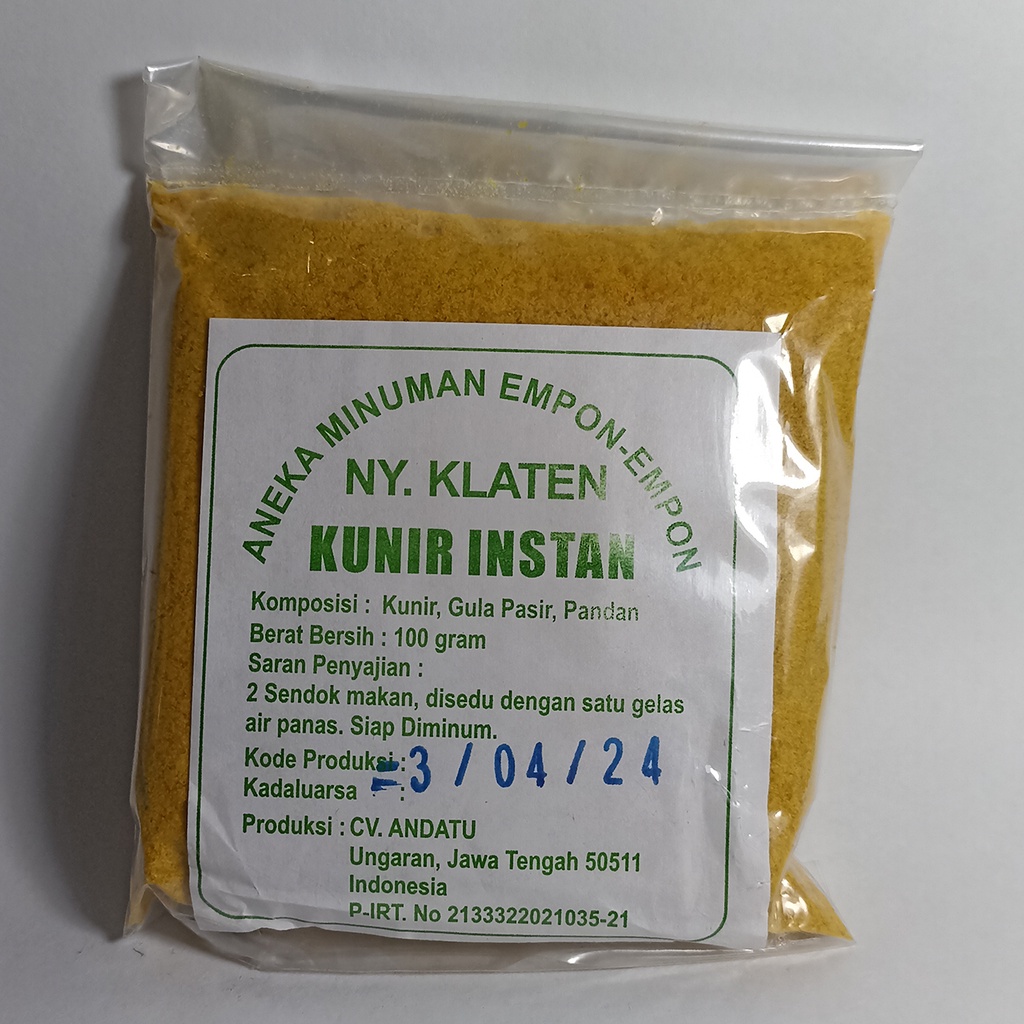 

KUNYIT BUBUK Minuman Tradisional Rempah 100 Gram