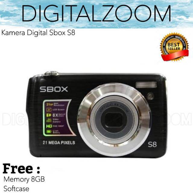 SBOX S8 - KAMERA DIGITAL - KAMERA POCKET S8 | Shopee Indonesia