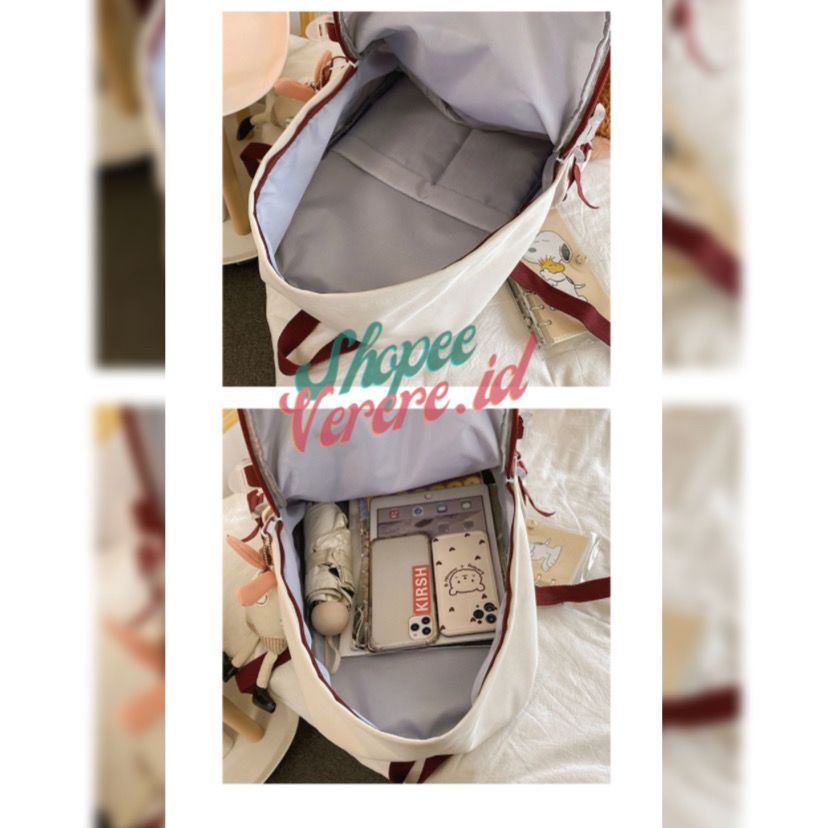 Joshee Tas Ransel Wanita Backpack Wanita Backpack Pria Tas Sekolah Tas Anak 0191 Backpack Nylon 9097, 07