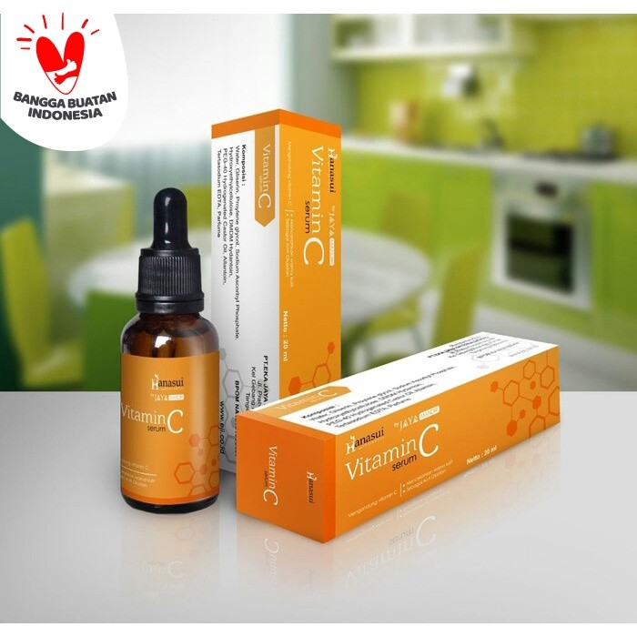 Hanasui Serum Vit C Dan Vit E Dus Kuning BPOM Hanasui Jaya Mandiri