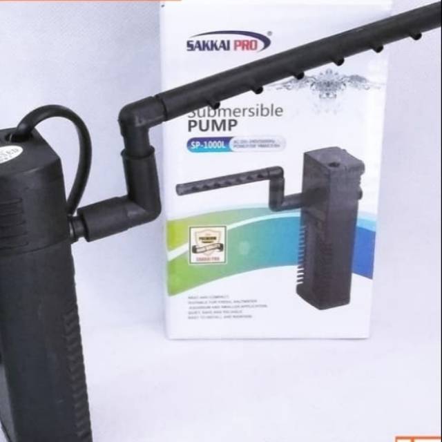 Pompa filter aquarium kecil nano tank sakai sp 1000L 6 watt