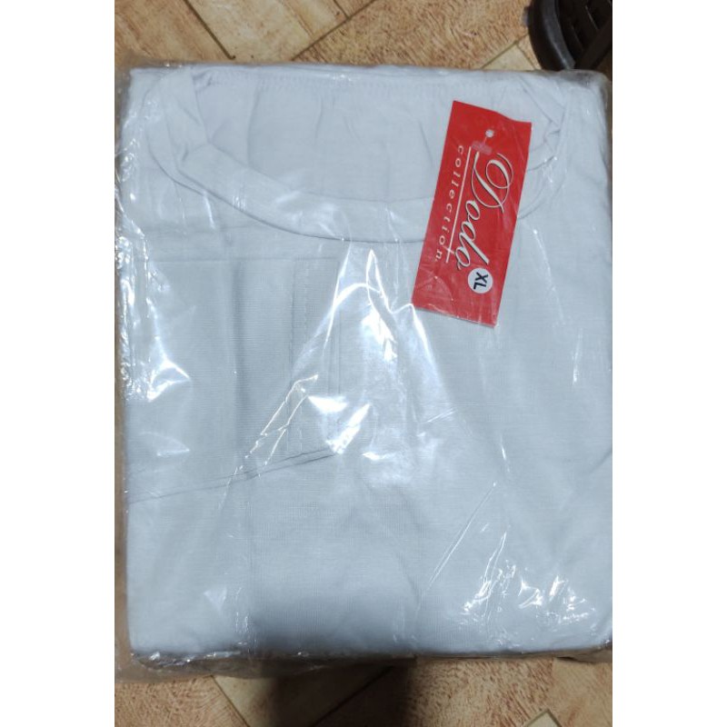 MANSET PANJANG HITAM XL 2XL 3XL-Putih XL