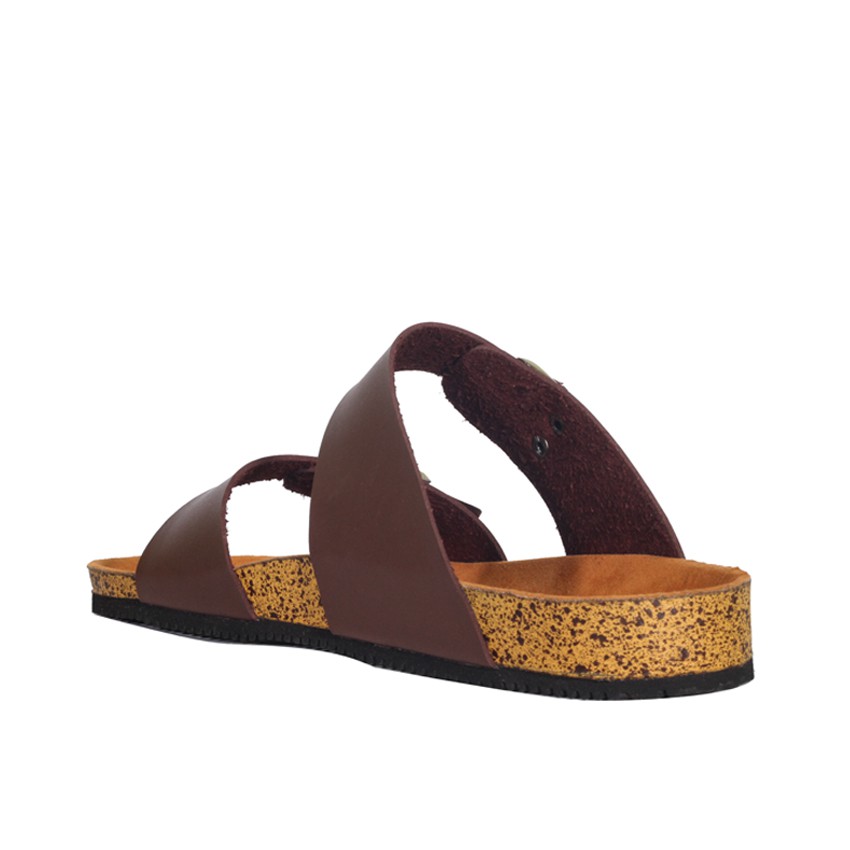 Valkrie Brown | Sendal Tali Kulit Simpel Kayu Pria Cowok Men Sandal Footwear | FORIND x Lvnatica