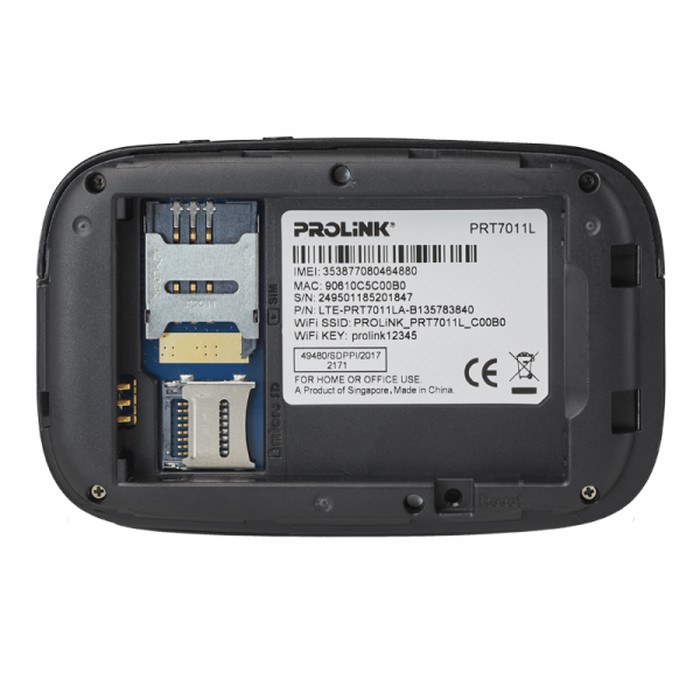 PRT7011L | MODEM 4G PROLINK PRT7011L MIFI ORIGINAL RESMI (BLACK)