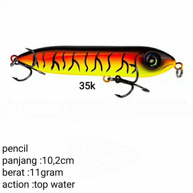 

umpan pensil top water