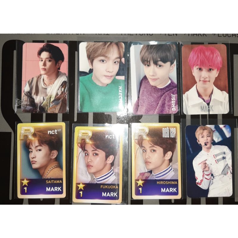 PC Taeyong Awaken, Mark DVD, Mark R Crad, Mark Loveholic C, Jisung Haechan The dream Individu