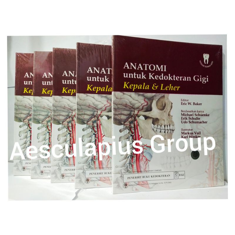 Anatomi Untuk Kedokteran Gigi Kepala dan Leher,/EGC