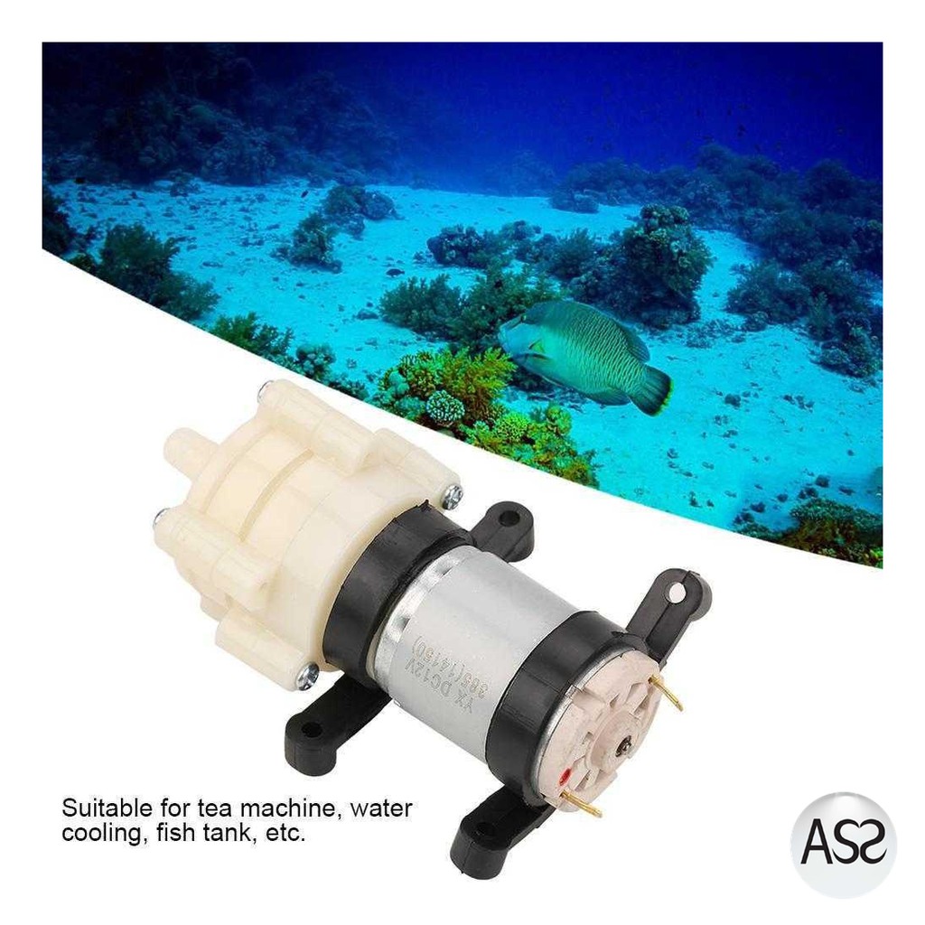 ASS Shop - Pompa Air Mini Aquarium Ikan Fish Tank 12V - 14150