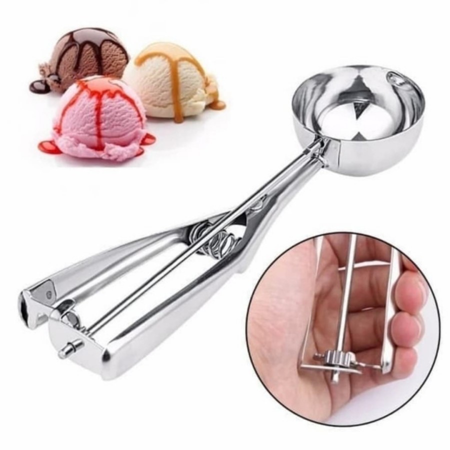 Sendok Es Krim Ice Cream Scoop Es Sendok Es Cream Stainless Murah Berkualitas